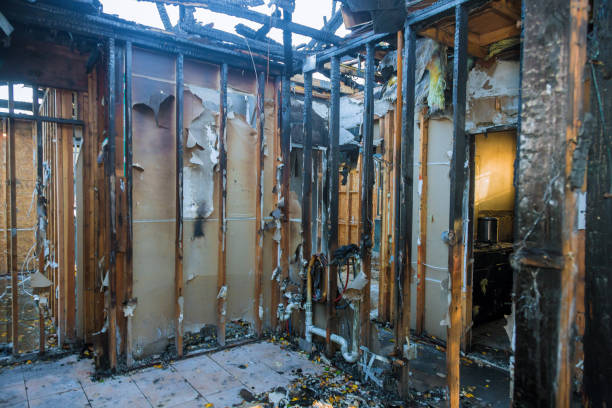 Professional Soot Cleanup technician working in Hastings, PA